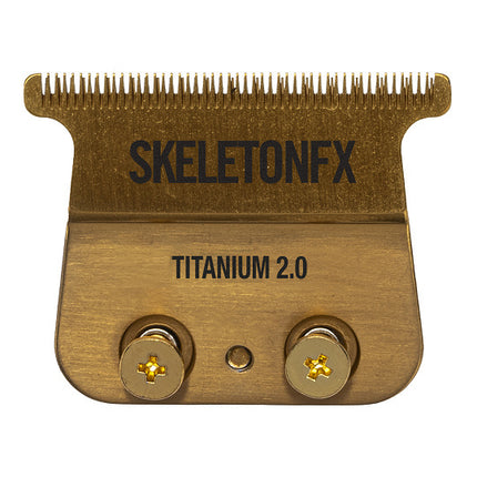 Snijmes Titanium 2.0 SKELETONFX Trimmer Goud