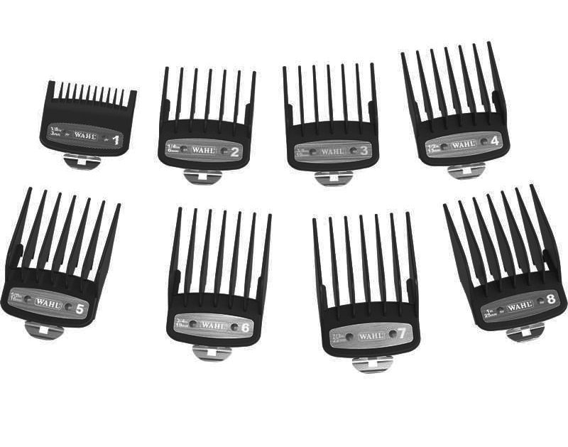 Clipper Attachment Combs Set Plastic PREMIUM